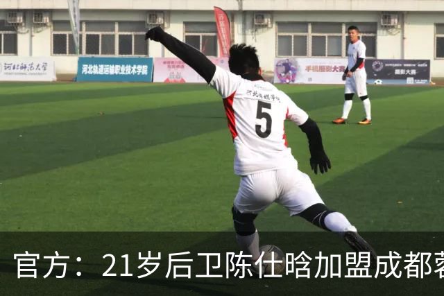 官方：21岁后卫陈仕晗加盟成都蓉城，出自鲁能青训、有留洋经历
